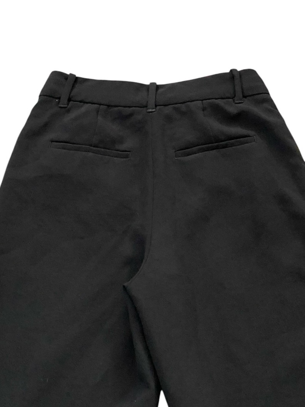 Aritzia Wilfred Effortless Pants Black Crepette High Rise Wide Leg Size 2 - Picture 8 of 16